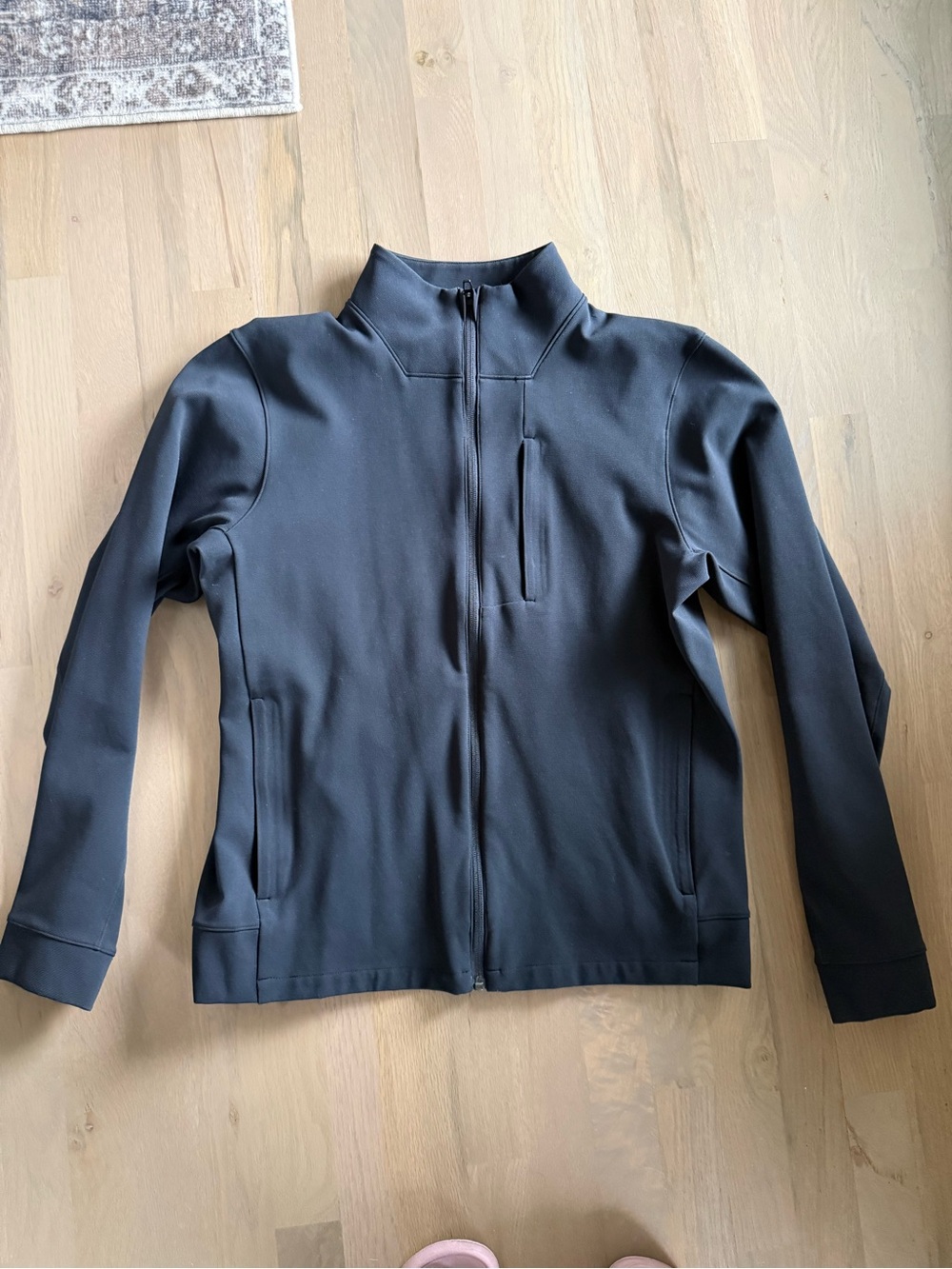 Lululemon Men's Black Full-Zip sojorn Jacket